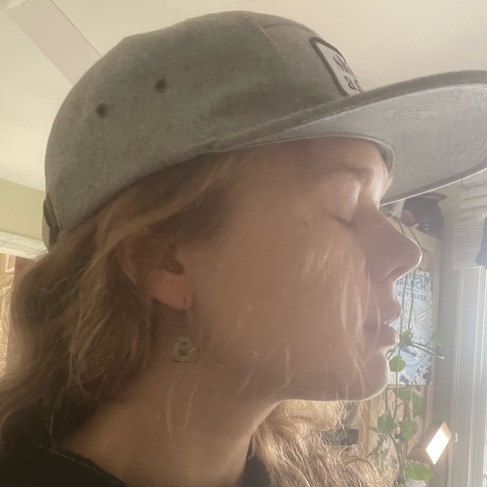 Gray Ski Like a Girl Cap - Picture 2 of 2